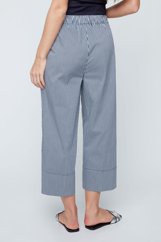 Renuar R11015 Woven Wide Leg Cropped Pants - Hello Beautiful BoutiquePantsRenuar