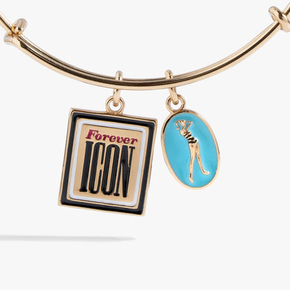 Retro Barbie™ Duo Charm Bangle - Hello Beautiful BoutiqueBraceletsALEX AND ANI