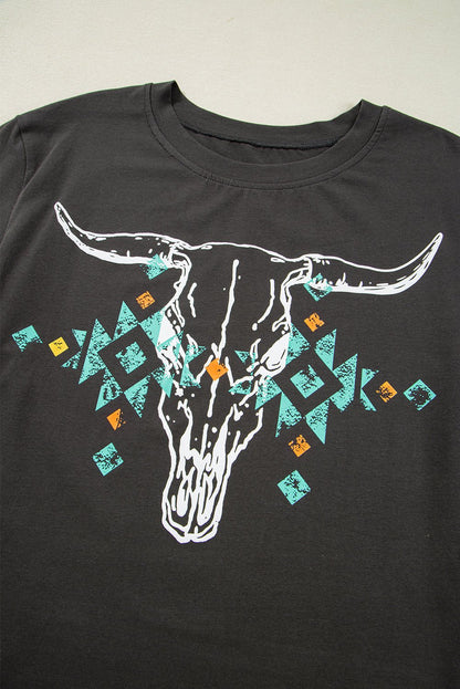 Reya aztec Graphic T Shirt - Hello Beautiful BoutiqueTops & TeesThreaded Pear