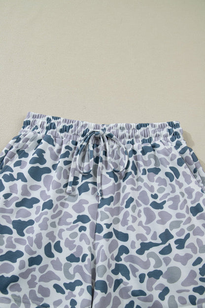 Reyna Polo Collar Lounge Set - Hello Beautiful BoutiqueShort SetsThreaded Pear