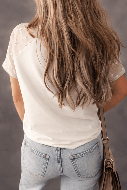 Rhea Raglan Sleeve T Shirt - Hello Beautiful BoutiqueTops & TeesThreaded Pear