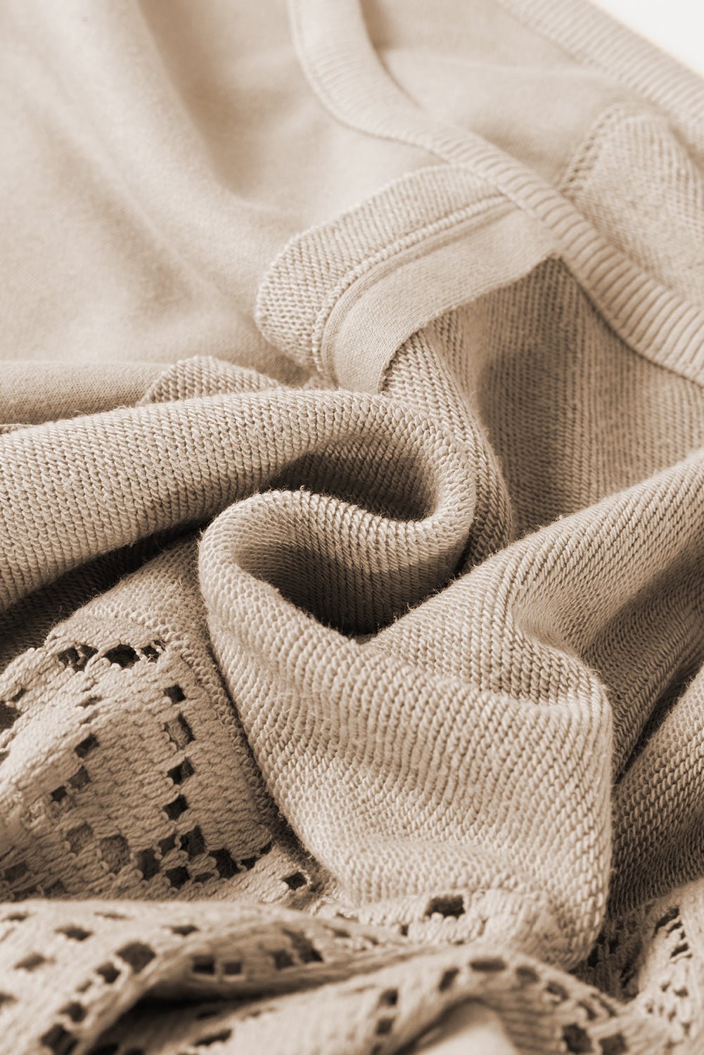 Rheaissa Seam Ribbed Trim Sweatshirt - Hello Beautiful BoutiqueSweatshirts & HoodiesThreaded Pear