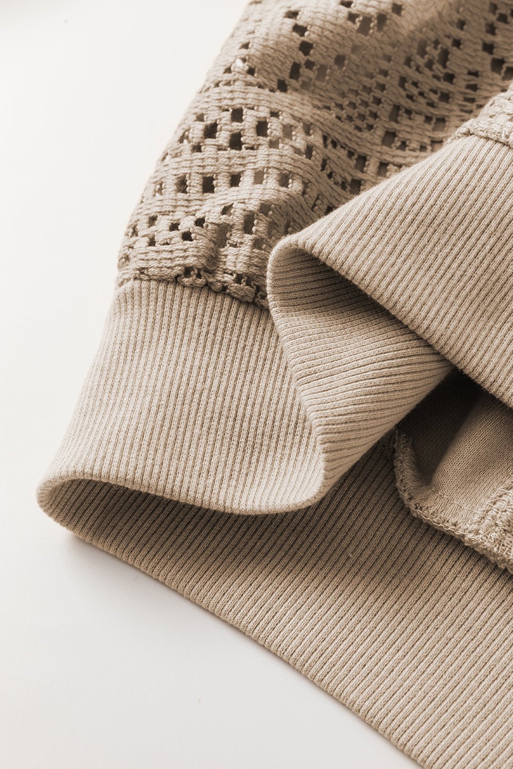 Rheaissa Seam Ribbed Trim Sweatshirt - Hello Beautiful BoutiqueSweatshirts & HoodiesThreaded Pear