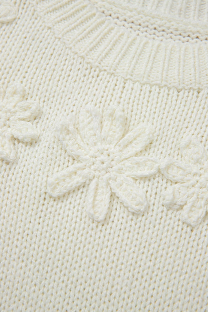 Rheakara Textured Puff Sleeve Sweater - Hello Beautiful BoutiqueSweatersThreaded Pear