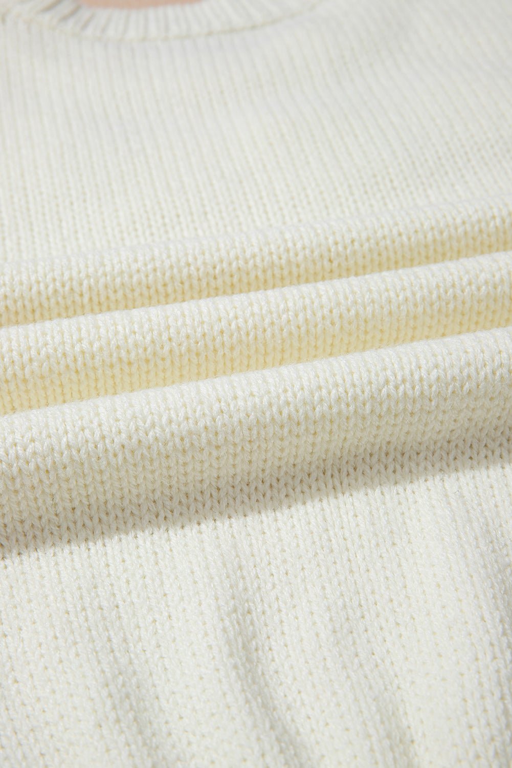 Rheakara Textured Puff Sleeve Sweater - Hello Beautiful BoutiqueSweatersThreaded Pear