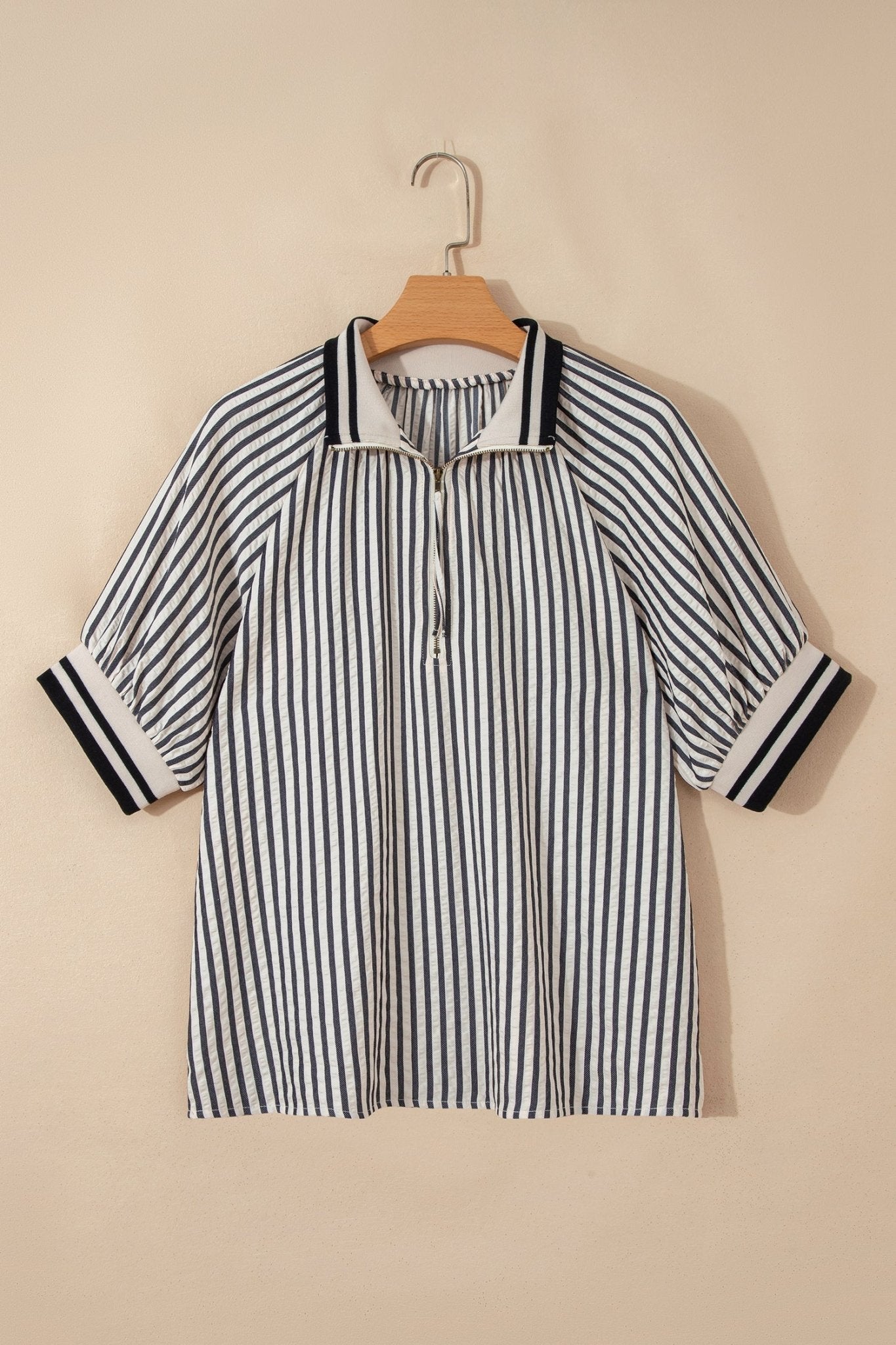 Riley Short Puff Sleeve Blouse - Hello Beautiful BoutiqueBlouses & ShirtsThreaded Pear