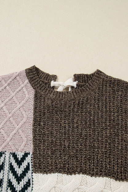 Rivka Back Loose Fit PLUS Sweater - Hello Beautiful BoutiquePlus Size Sweaters & CardigansThreaded Pear