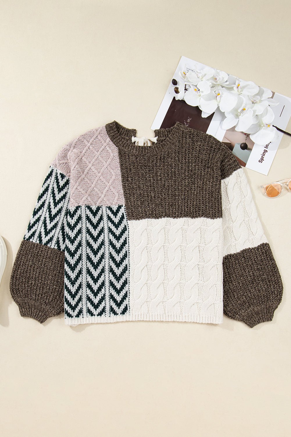 Rivka Back Loose Fit PLUS Sweater - Hello Beautiful BoutiquePlus Size Sweaters & CardigansThreaded Pear