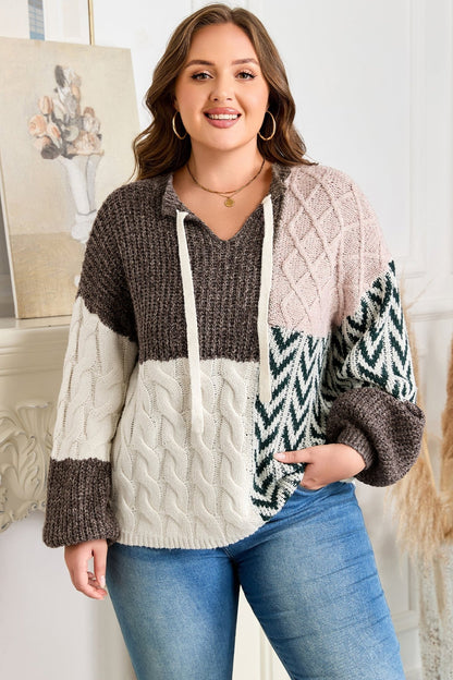 Rivka Back Loose Fit PLUS Sweater - Hello Beautiful BoutiquePlus Size Sweaters & CardigansThreaded Pear