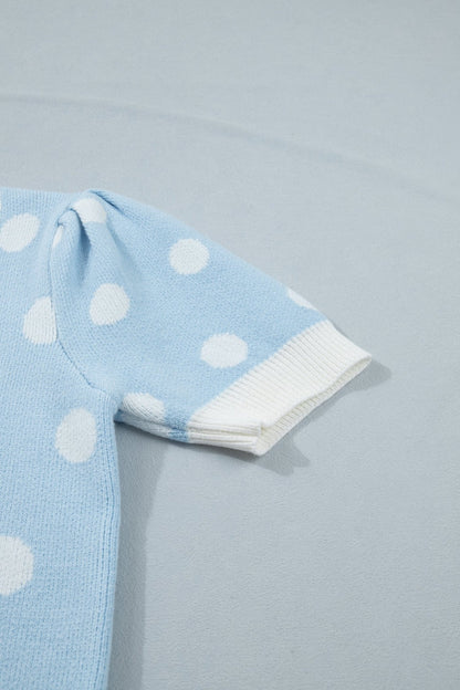 Rivka Puff Short Sleeve Sweater - Hello Beautiful BoutiqueShort Sleeve SweatersThreaded Pear