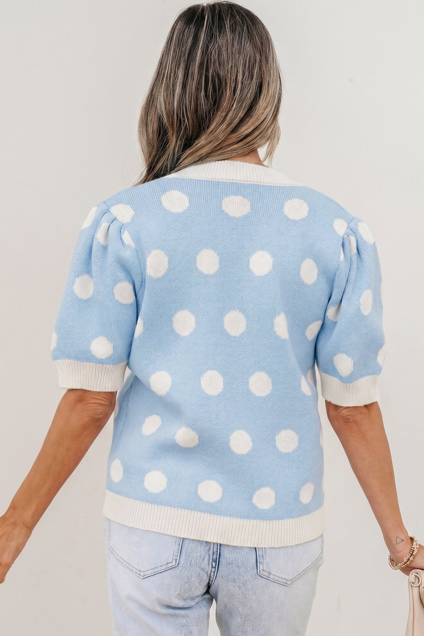 Rivka Puff Short Sleeve Sweater - Hello Beautiful BoutiqueShort Sleeve SweatersThreaded Pear