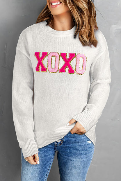 Robin Glitter Print Casual Sweater - Hello Beautiful BoutiqueSweatersThreaded Pear