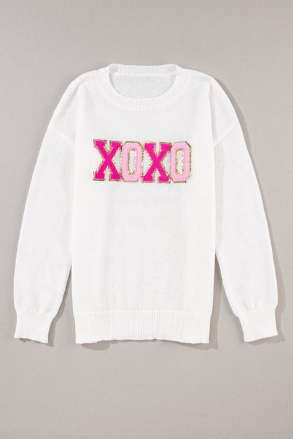 Robin Glitter Print Casual Sweater - Hello Beautiful BoutiqueSweatersThreaded Pear