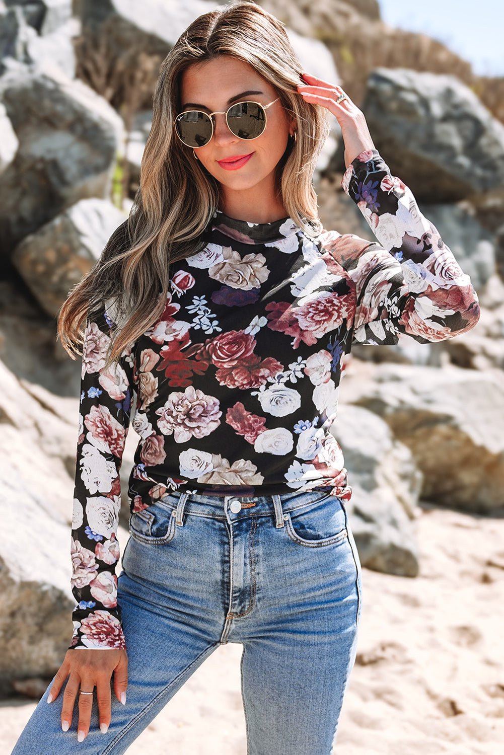 Robin Sleeve Slim top Long Sleeve Top - Hello Beautiful BoutiqueLong Sleeve TopsThreaded Pear