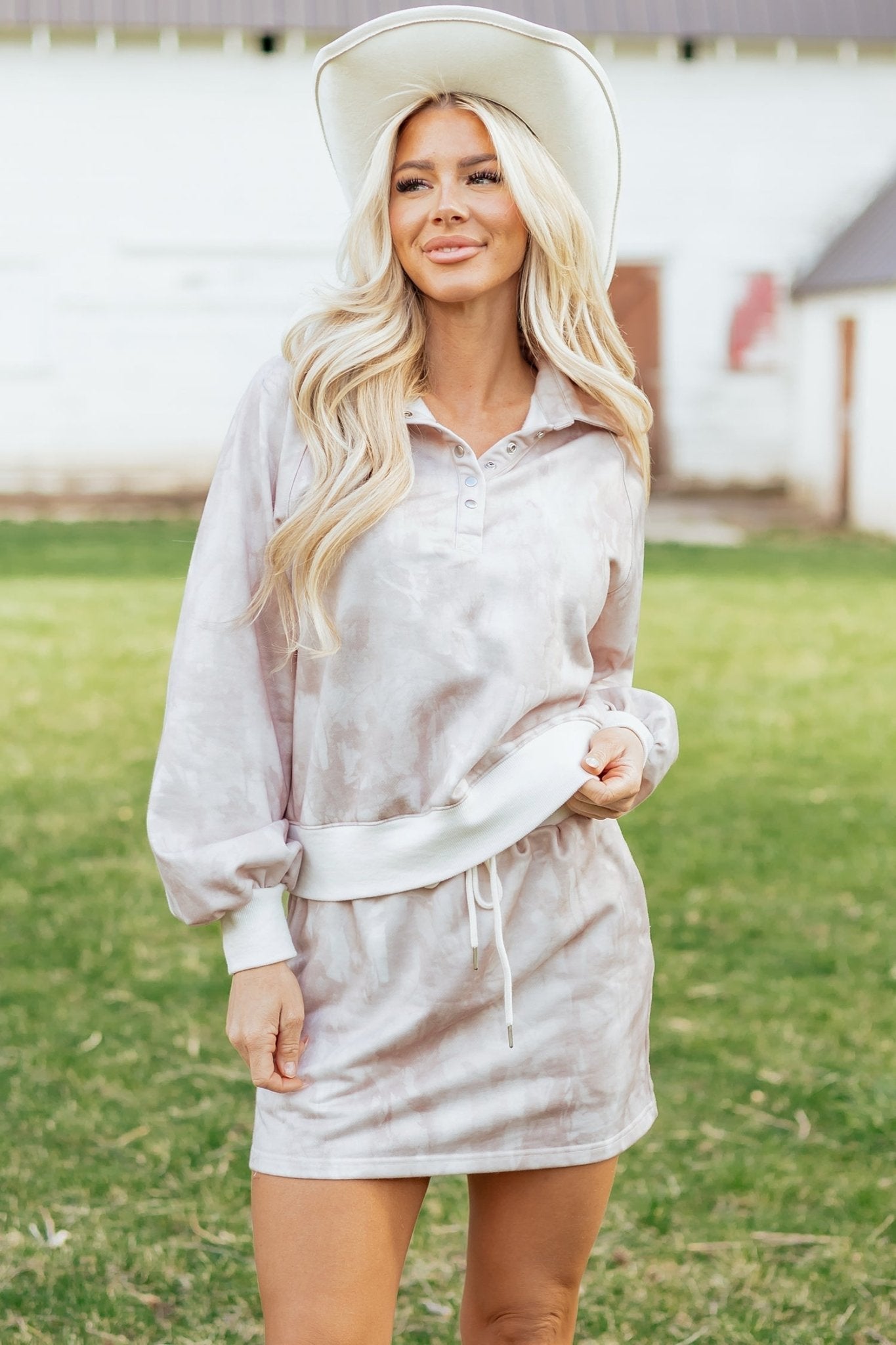 Romina Drawstring Mini Skort Set - Hello Beautiful BoutiqueTwo Piece DressesThreaded Pear