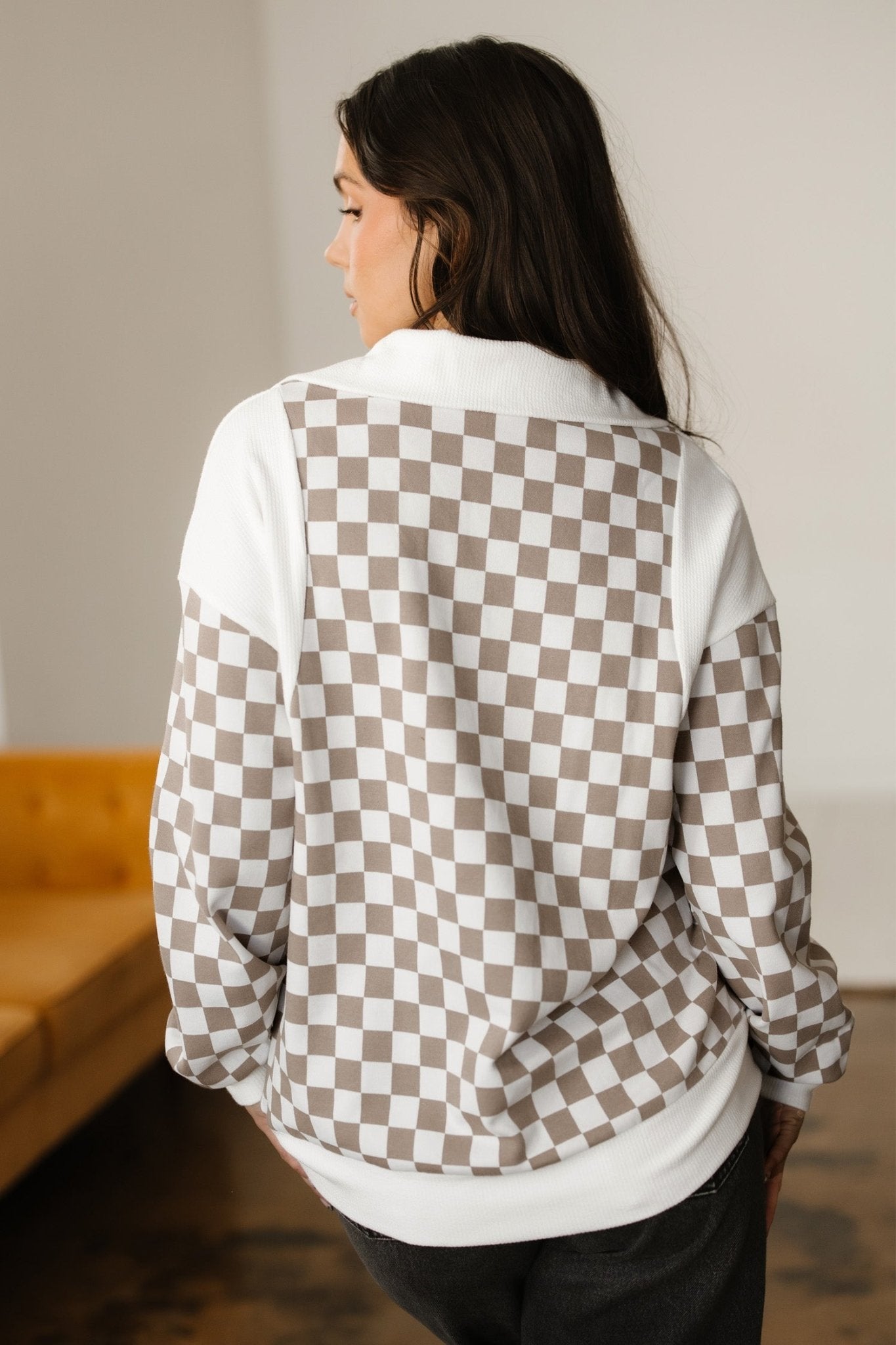Rosalia Ribbed Patchwork Loose Sweatshirt - Hello Beautiful BoutiqueSweatshirts & HoodiesThreaded Pear