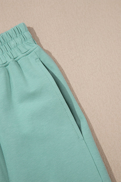 Rosalie Color Cropped Lounge Set - Hello Beautiful BoutiquePant SetsThreaded Pear