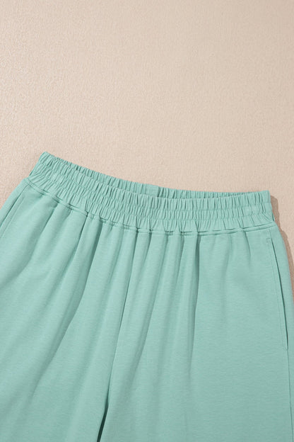 Rosalie Color Cropped Lounge Set - Hello Beautiful BoutiquePant SetsThreaded Pear