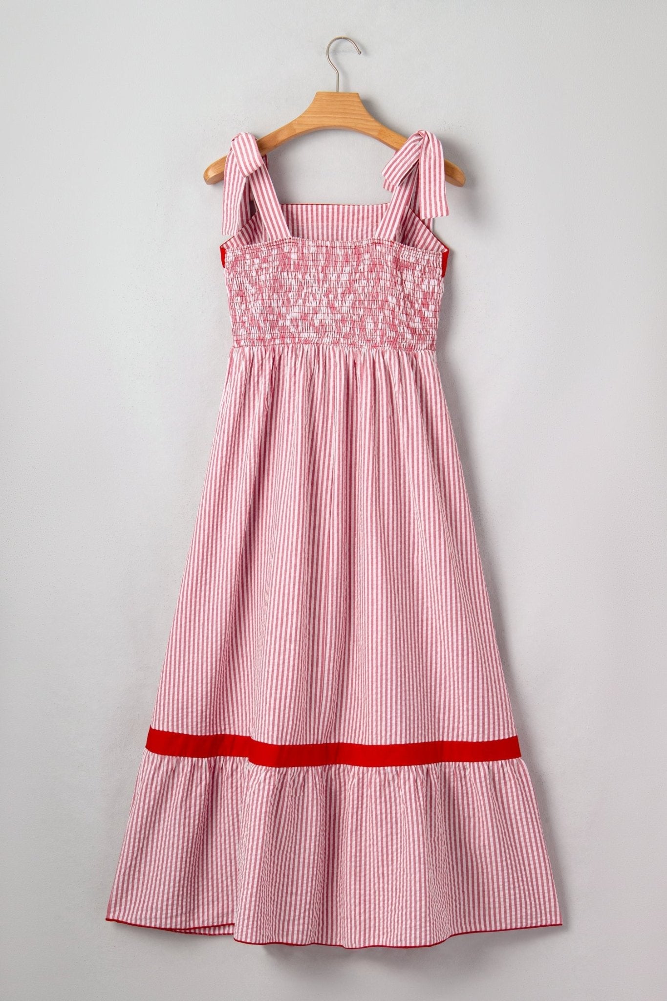 Rose Ruffle Hem Maxi Dress - Hello Beautiful BoutiqueMaxi DressesThreaded Pear