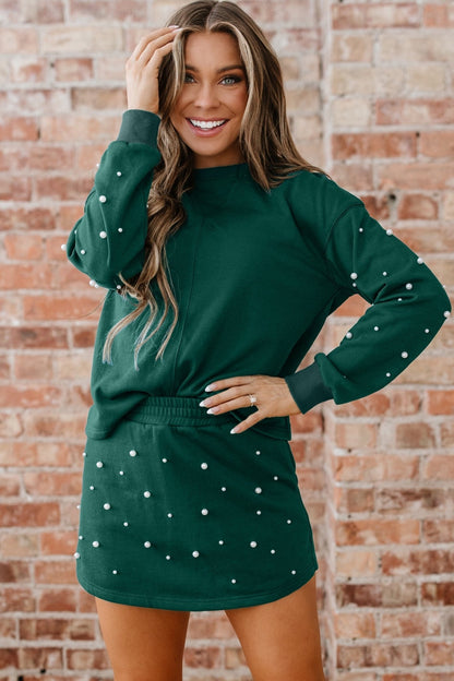 Rosie Elastic Waist Mini Skirt Set - Hello Beautiful BoutiqueTwo Piece DressesThreaded Pear