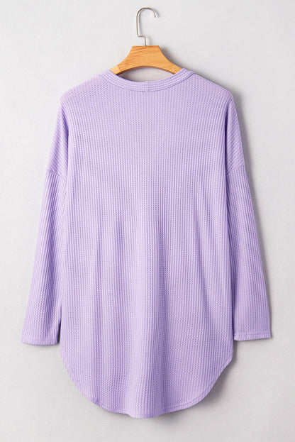 Rosie Waffle Knit Front PLUS Cardigan - Hello Beautiful BoutiquePlus Size Sweaters & CardigansThreaded Pear