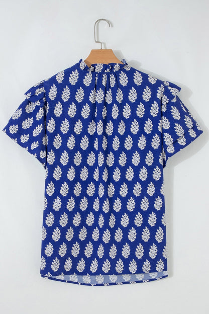 Rowyn Ruffle Short Sleeve PLUS Blouse - Hello Beautiful BoutiquePlus Size Tops & TeesThreaded Pear