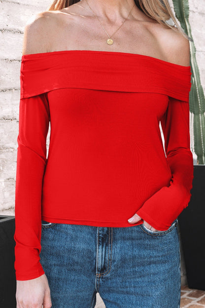 Rowyn Sleeve Slim top Long Sleeve Top - Hello Beautiful BoutiqueLong Sleeve TopsThreaded Pear