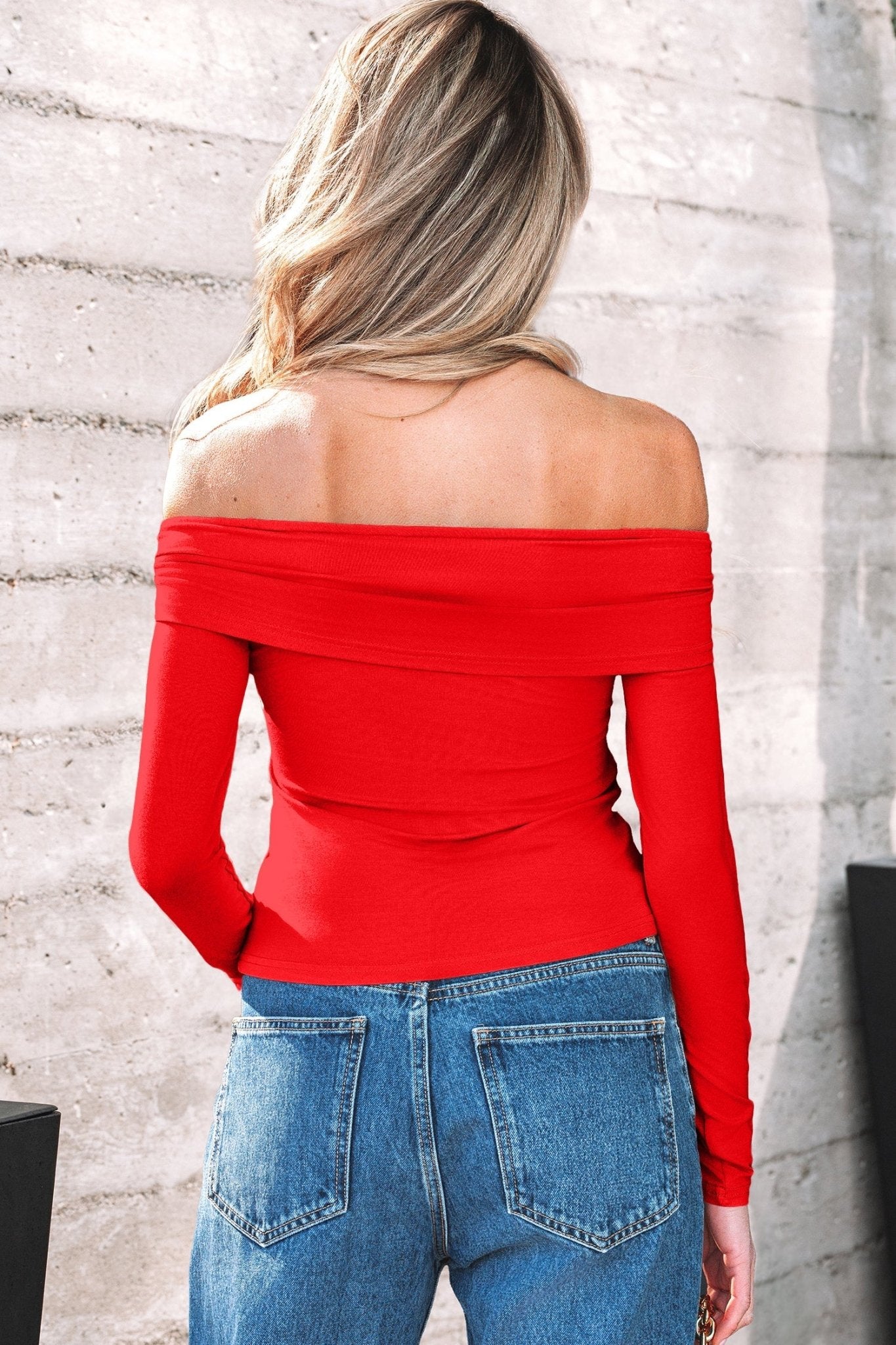 Rowyn Sleeve Slim top Long Sleeve Top - Hello Beautiful BoutiqueLong Sleeve TopsThreaded Pear