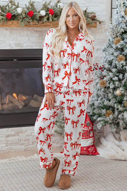 Rubinaya Long 2pcs Pajama Set - Hello Beautiful BoutiqueSleepwearThreaded Pear