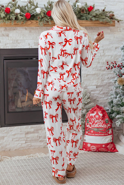 Rubinaya Long 2pcs Pajama Set - Hello Beautiful BoutiqueSleepwearThreaded Pear