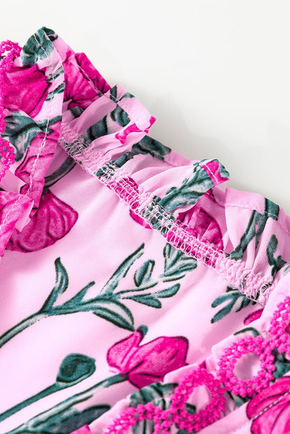 Ruby Detail Frilled Summer Blouse - Hello Beautiful BoutiqueBlouses & ShirtsThreaded Pear