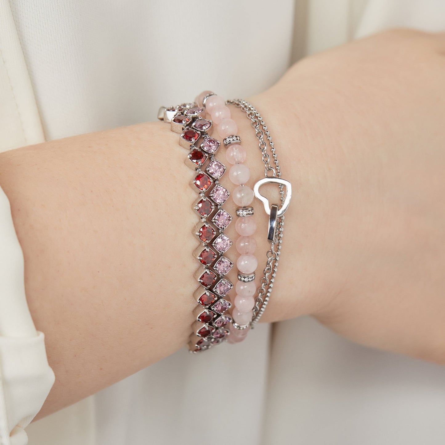 Ruby Luster Stranded™ Bracelet Set - Hello Beautiful BoutiqueBraceletsALEX AND ANI