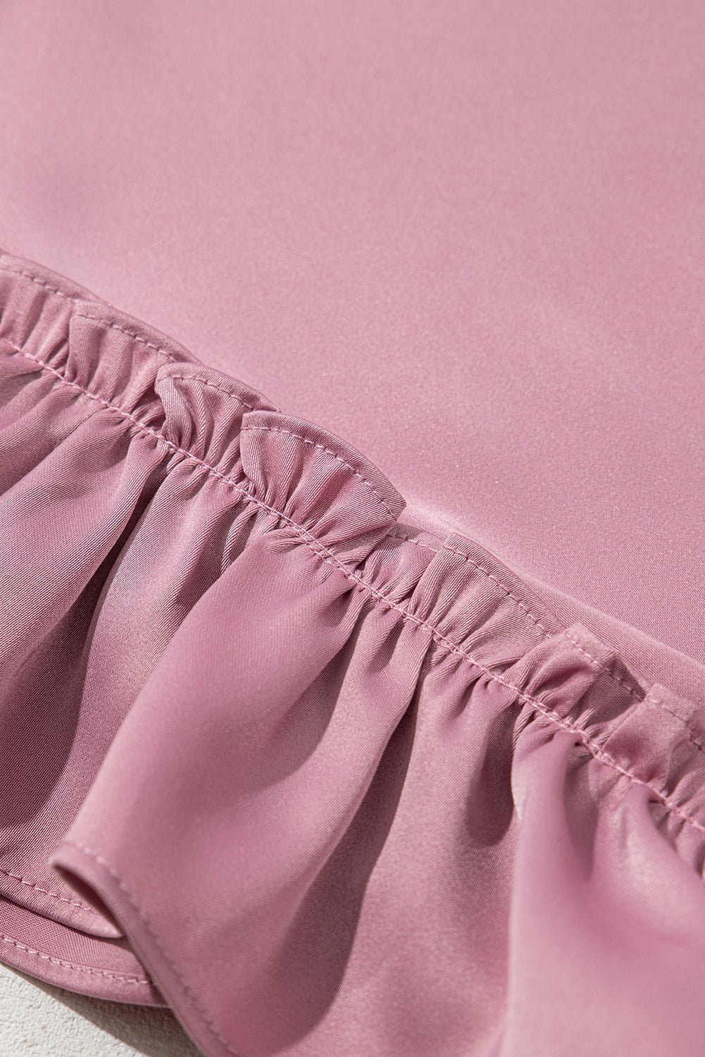 Ruth Satin Ruffle Sleeve Top - Hello Beautiful BoutiqueTops & TeesThreaded Pear
