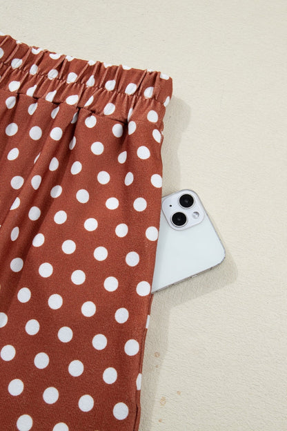 Ruthie Dot Print Short Set - Hello Beautiful BoutiqueShort SetsThreaded Pear