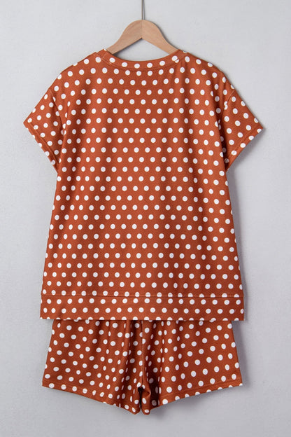 Ruthie Dot Print Short Set - Hello Beautiful BoutiqueShort SetsThreaded Pear