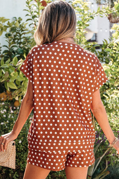 Ruthie Dot Print Short Set - Hello Beautiful BoutiqueShort SetsThreaded Pear
