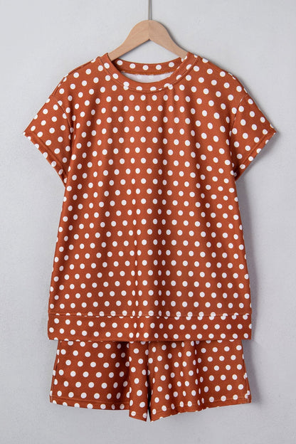 Ruthie Dot Print Short Set - Hello Beautiful BoutiqueShort SetsThreaded Pear
