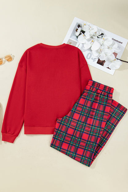 Ryleigh Crewneck Pullover and Pants - Hello Beautiful BoutiqueLoungewearThreaded Pear