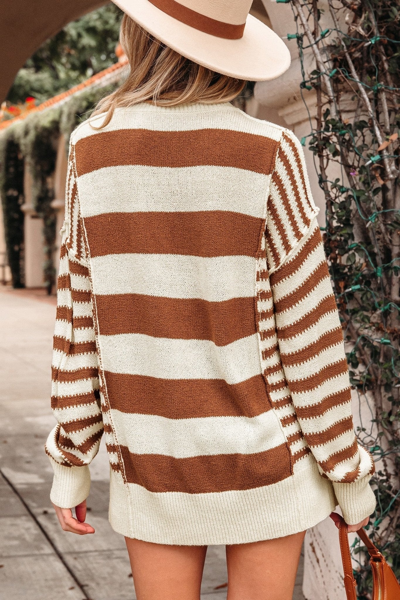 Sadie Sleeve Patchwork Baggy Sweater - Hello Beautiful BoutiqueSweatersThreaded Pear