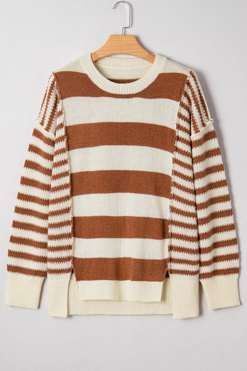 Sadie Sleeve Patchwork Baggy Sweater - Hello Beautiful BoutiqueSweatersThreaded Pear