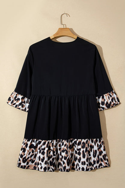 Sage Ruffle Hem Mini PLUS Dress - Hello Beautiful BoutiquePlus Size Mini DressesThreaded Pear