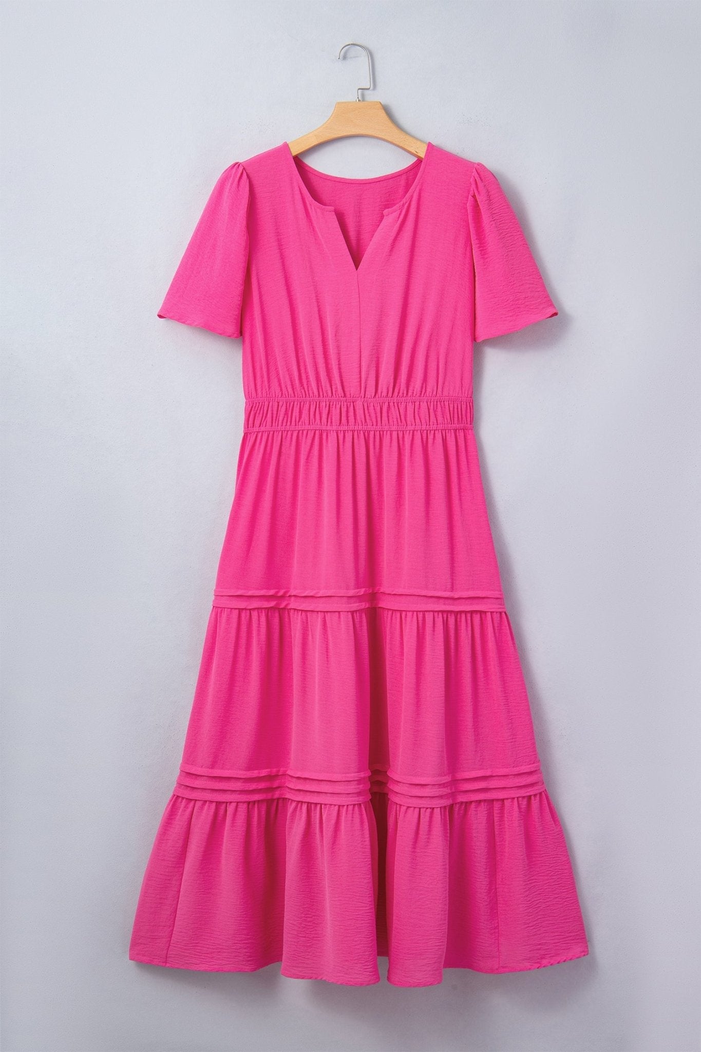 Saige Flare Tiered Maxi PLUS Dress - Hello Beautiful BoutiquePlus Size Maxi DressesThreaded Pear