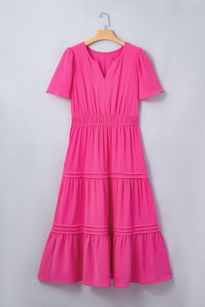 Saige Flare Tiered Maxi PLUS Dress - Hello Beautiful BoutiquePlus Size Maxi DressesThreaded Pear