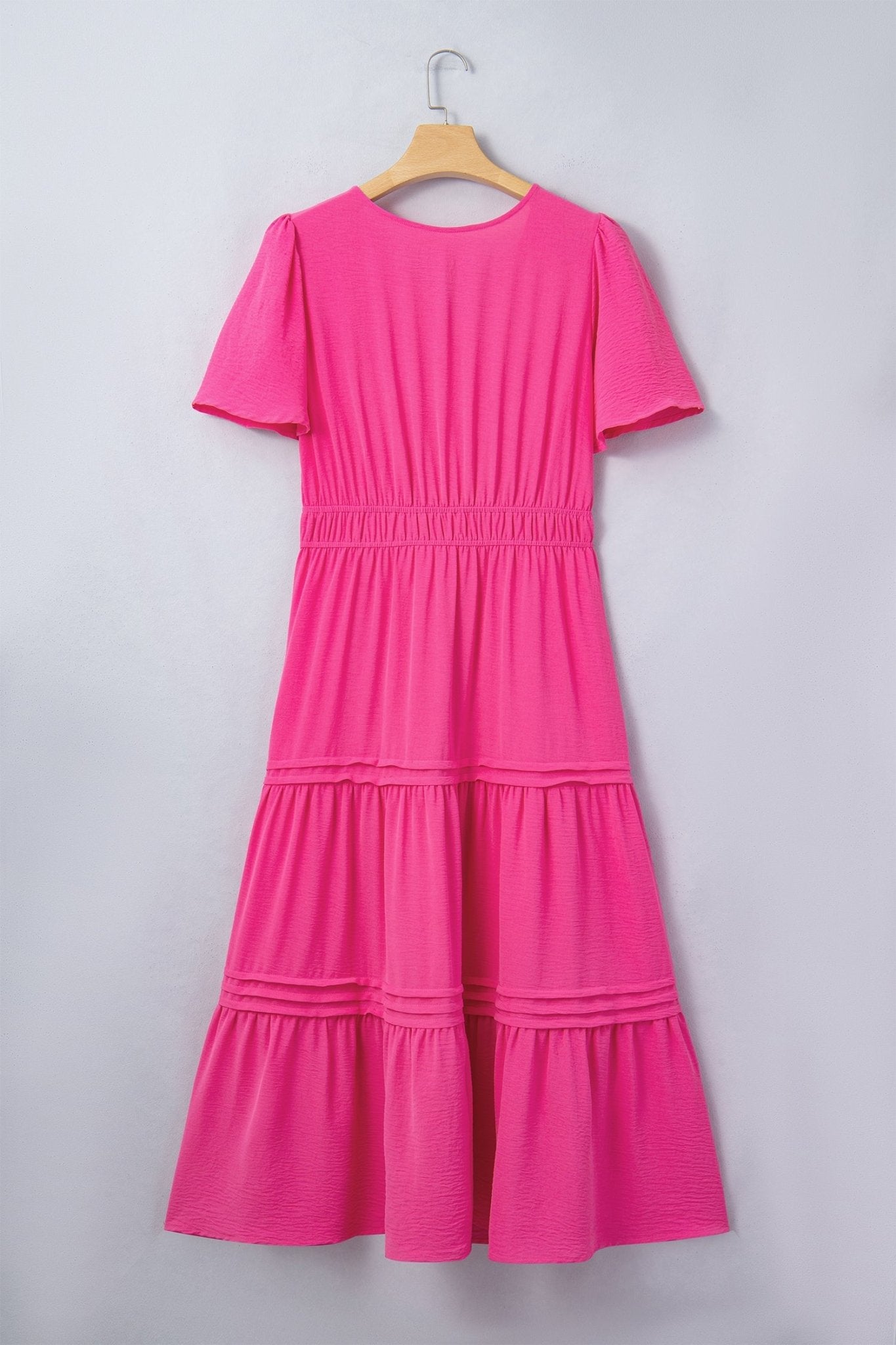 Saige Flare Tiered Maxi PLUS Dress - Hello Beautiful BoutiquePlus Size Maxi DressesThreaded Pear