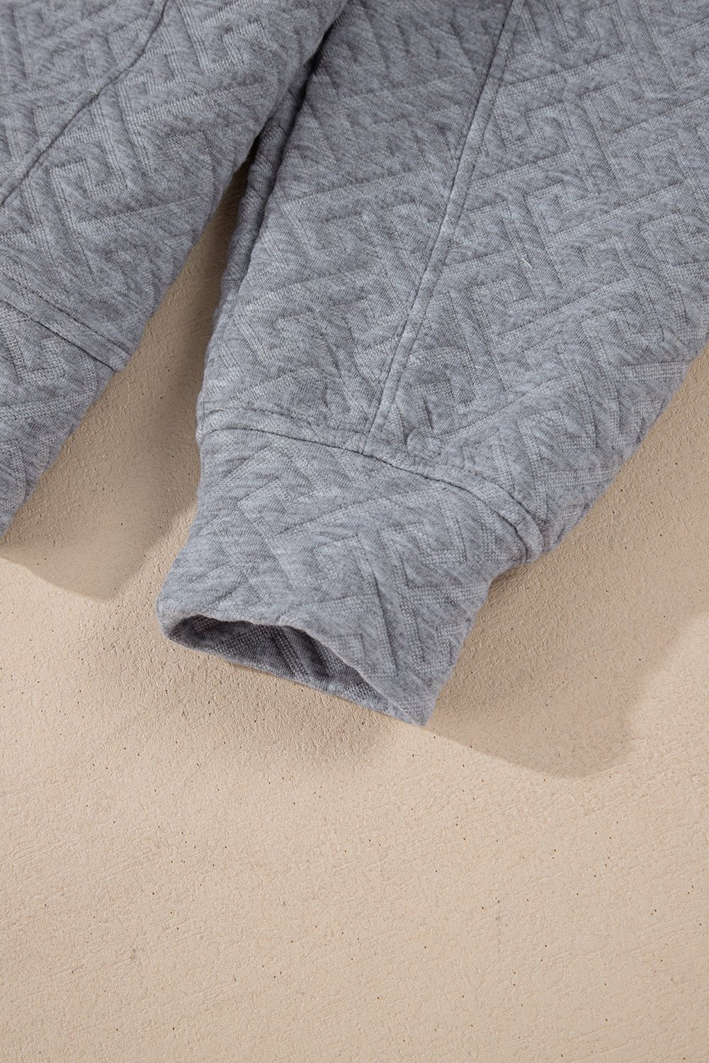 Saige Half Zipper Collared Sweatshirt - Hello Beautiful BoutiqueSweatshirts & HoodiesThreaded Pear