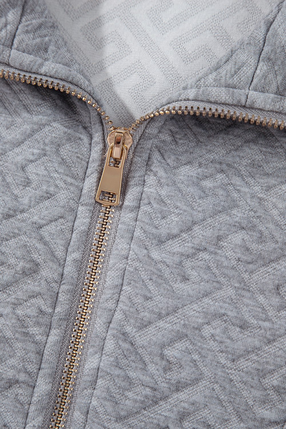 Saige Half Zipper Collared Sweatshirt - Hello Beautiful BoutiqueSweatshirts & HoodiesThreaded Pear