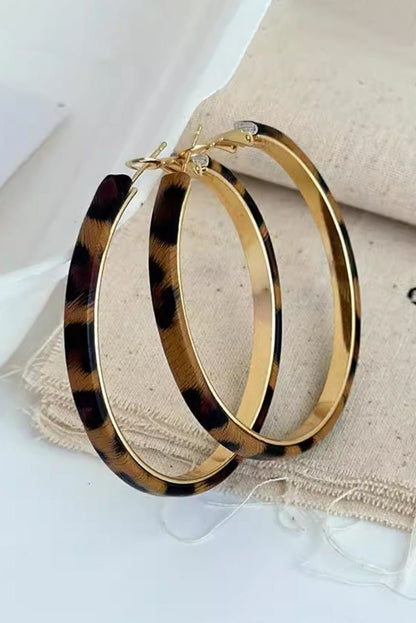 Sajira Stainless alloy Hoop Earrings - Hello Beautiful BoutiqueJewelryThreaded Pear