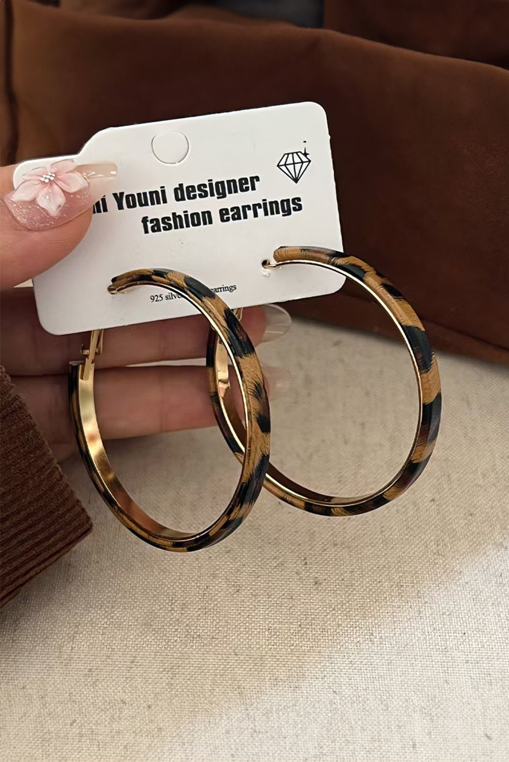 Sajira Stainless alloy Hoop Earrings - Hello Beautiful BoutiqueJewelryThreaded Pear