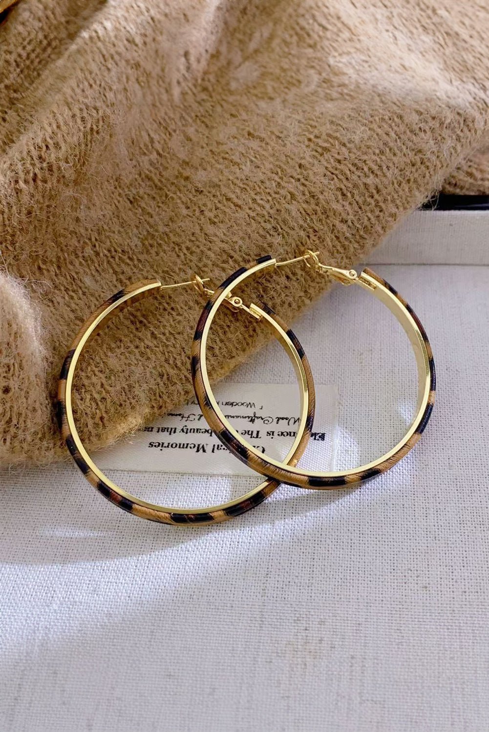 Sajira Stainless alloy Hoop Earrings - Hello Beautiful BoutiqueJewelryThreaded Pear