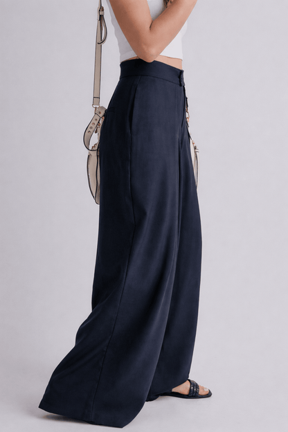 Salma Pleated Wide Leg Pants - Hello Beautiful Boutique15% OFFThreaded Pear